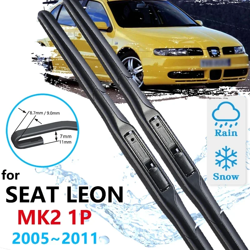 Автомобильные передние щетки стеклоочистителя для Seat Leon MK1 1998 1999 2000 2001 2002 2003 2004, щетки для омывателя лобового стекла, автомобильные аксессуары