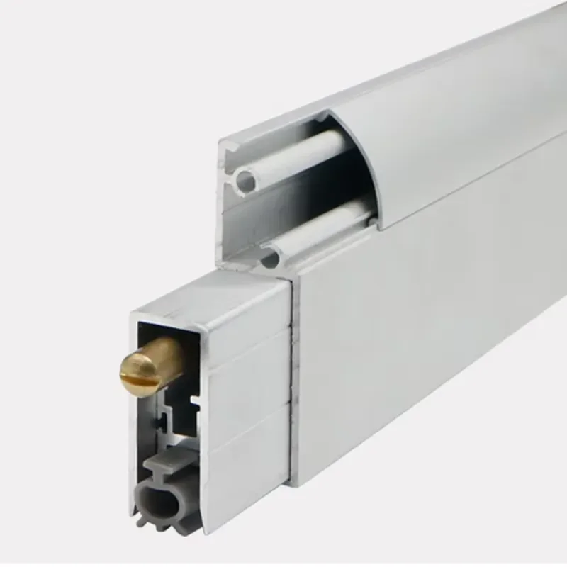 Surface Mounted Door Bottom Seal Strip, Aluminum Seal Strip, Automatic Falling Noise Door Seal Strip M061