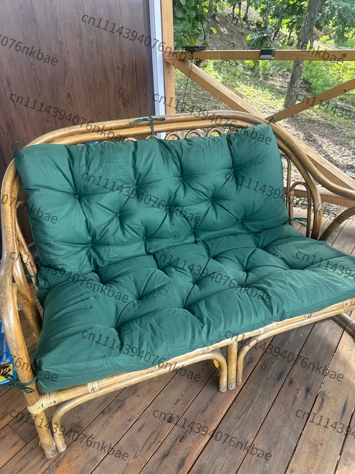 Thick Waterproof Outdoor Swing Sofa Cushion, Garden Bench Seat Pad, Weatherproof Settee Furniture Cushion