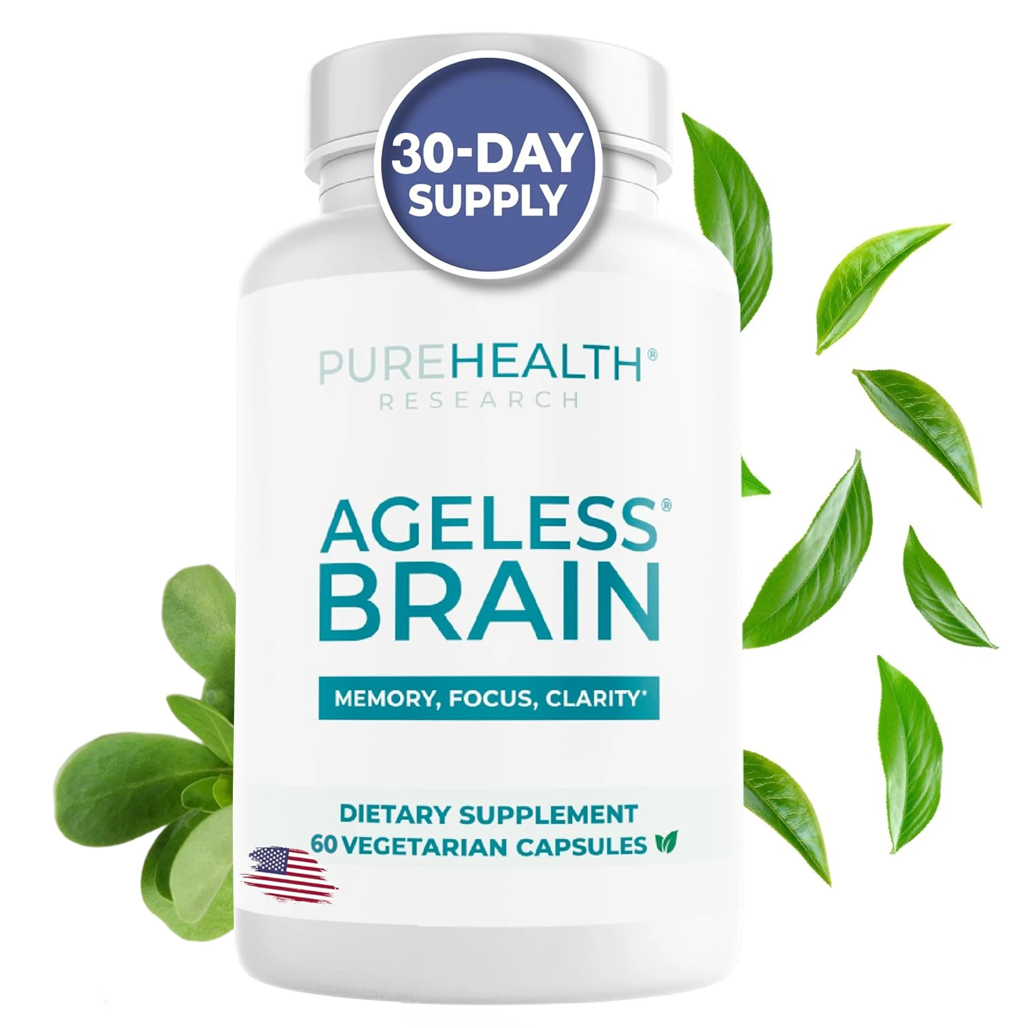 Brain for Memory & Focus - Nootropic Brain Support Supplement, Focus & Concentration & Cognitive Function