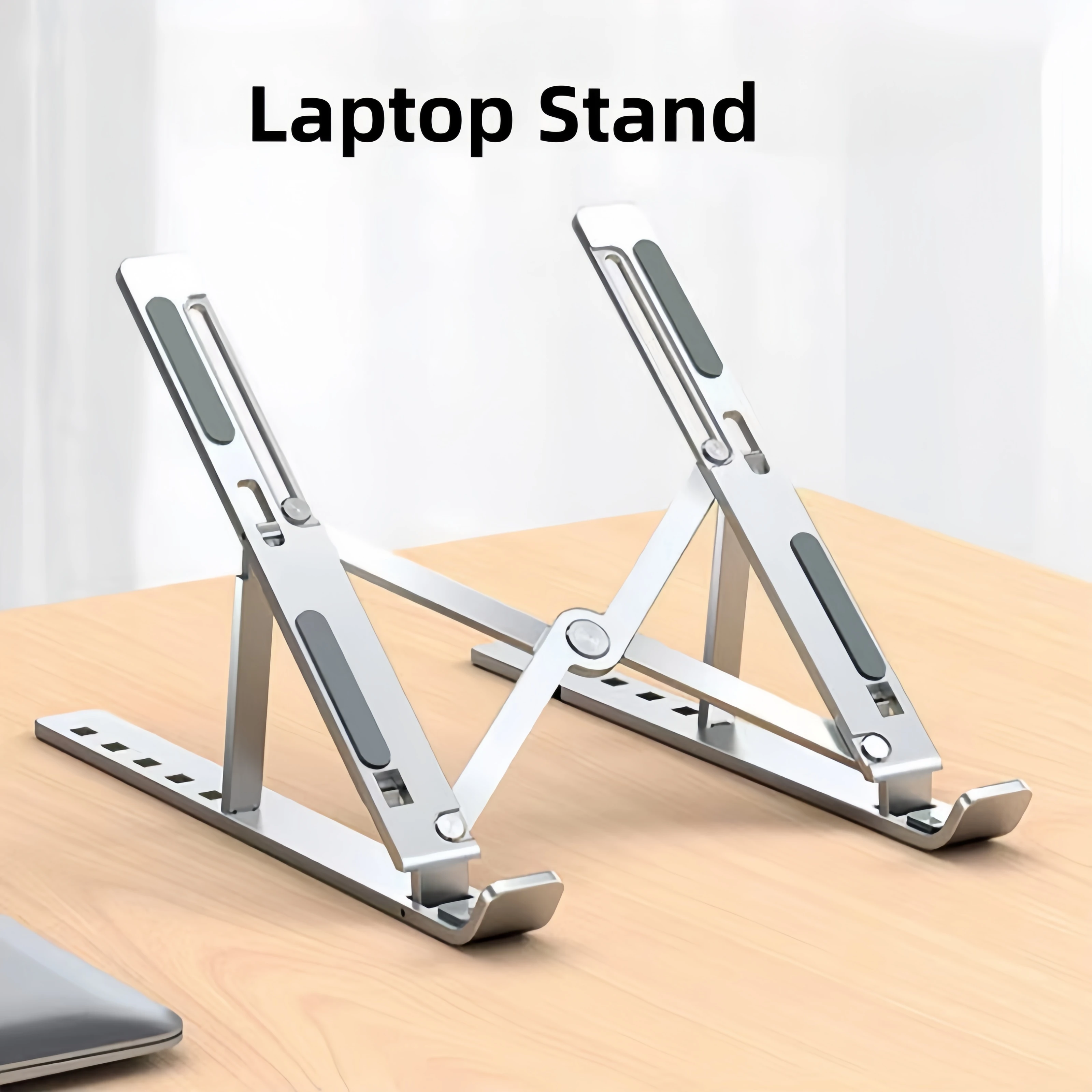 7 Gear Adjustable Aluminum Alloy Laptop Holder Stand Foldable Portable for Notebook Computer Bracket Lifting Cooling Holder