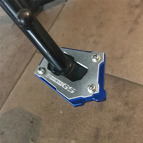 R1250GS R1200GS मोटरसाइकिल किकस्टैंड साइड स्टैंड एक्सटेंशन पैड BMW R1250 R1200 GS एडवेंचर R 1250 GSA gs1250 HP के लिए 8 best sales 1250 जीएसए - №1