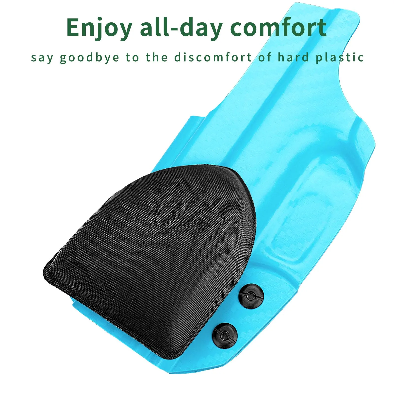 Heavy Duty Holster Wedge For Concealed Carry 1pc Adjustable Grip Reduction Anti Printing Memory Foam Pad Comfort