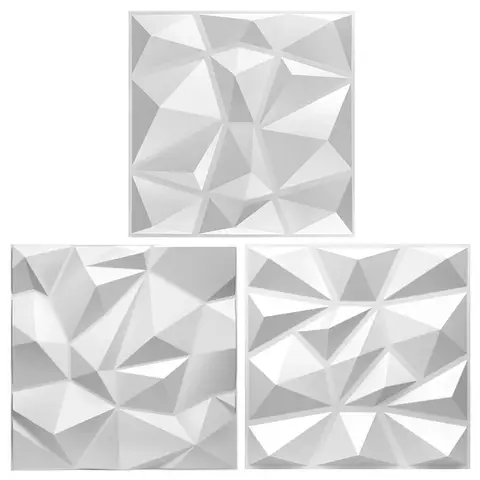 10pcs 30x30cm 3D Art Wall Panel Background Wall Decoration Exterior 3D Wallpaper Suitable for Room Bathroom Ceiling Hotel Office