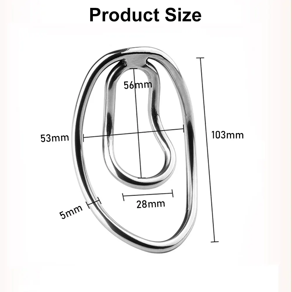 Fufu Clip Resin Penis Ring Chastity Device For Penis Training Light Cock Clip Permanent BDSM Bondage Lock Sex Shop For Man