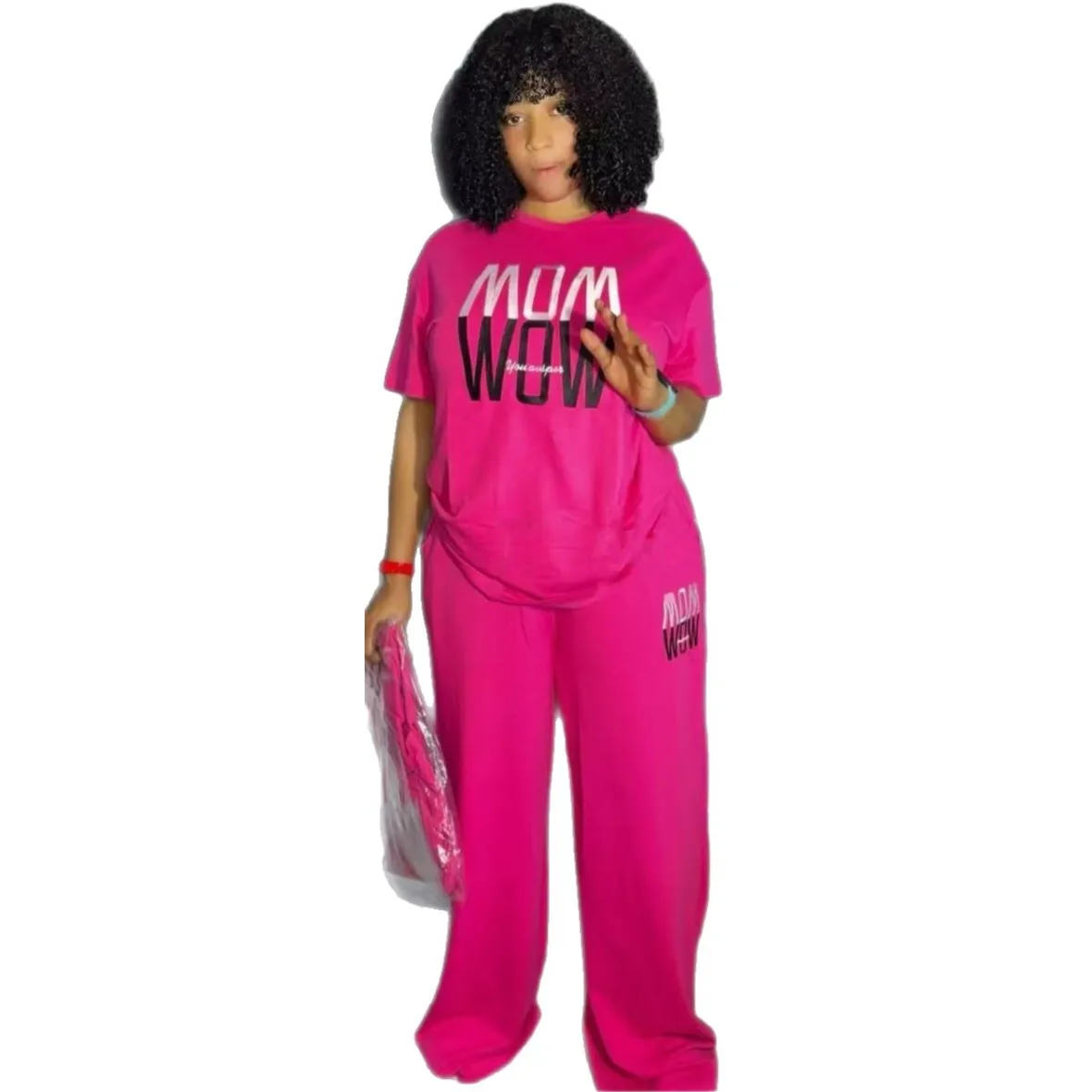 2 Piece Women Sets Dashiki African New Arrival Spring Summer Matching Two Pieces Sets Tops And Pants Suits Outfits Clothing