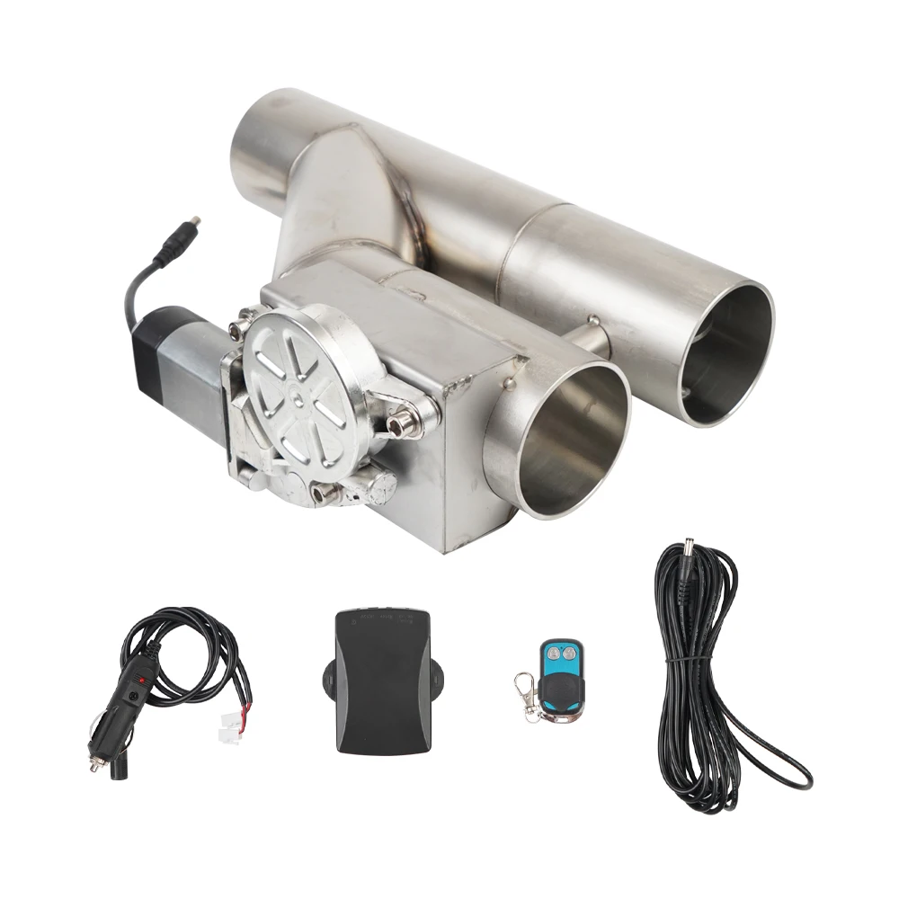 Kit de válvula de escape elétrico de aço inoxidável de 2,5 polegadas/3 polegadas