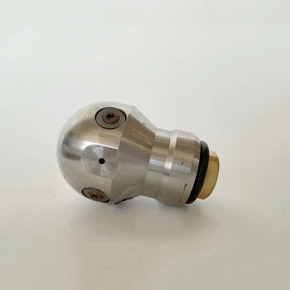 40L Warthog Professional 3/8 Inch Spherical Rotating Sewer Jetter Nozzle For High Pressure Drain Cleaning And Pipeline Dredging