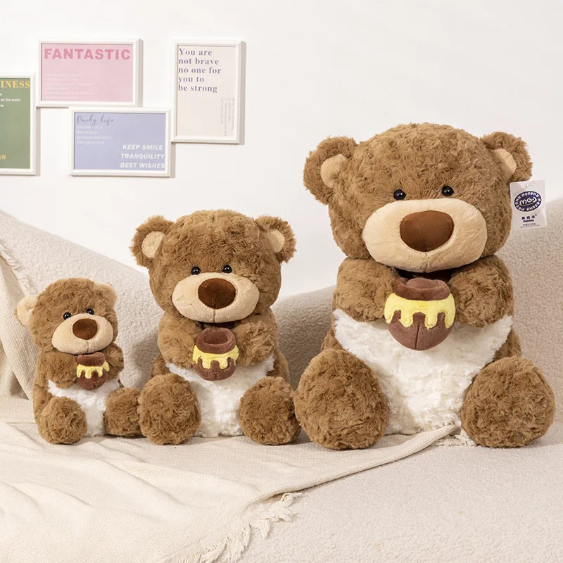 45 cm Bequeme Und Niedliche Teddybär Plüsch Spielzeug Niedliche Cartoon Lamm Puppe Zu Begleiten Schlaf Kissen Mädchen Kinder Geschenk puppe