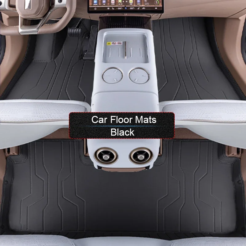 

Изготовленный на заказ кожаный антигрязный автомобильный коврик для защиты ног из кожи наппа, роскошный противоскользящий водонепроницаемый коврик для пола, аксессуар для AVATR 07 2024-Present