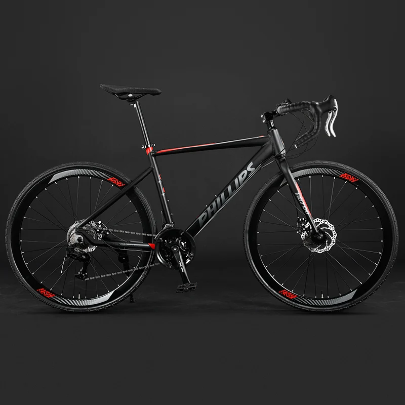 Aluminum alloy Road Bike Cycling Women's Men's Variable Speed Bend Handle Racing Road Bicycle Adult Work City Bike