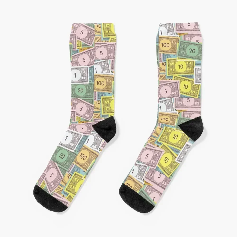 Board Game Money Socks anime Run short new in's Socks Girl Men's