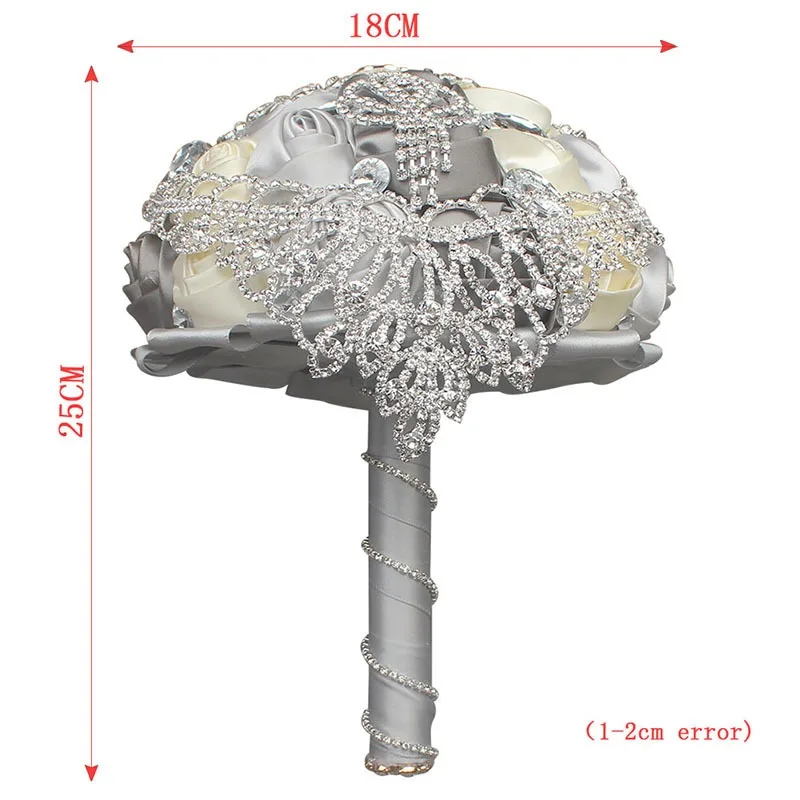 

Spot Rhinestone Bouquet, Cross-border Supply, European and American Bouquets, Amazon, AliExpress Multi-color Optional W288