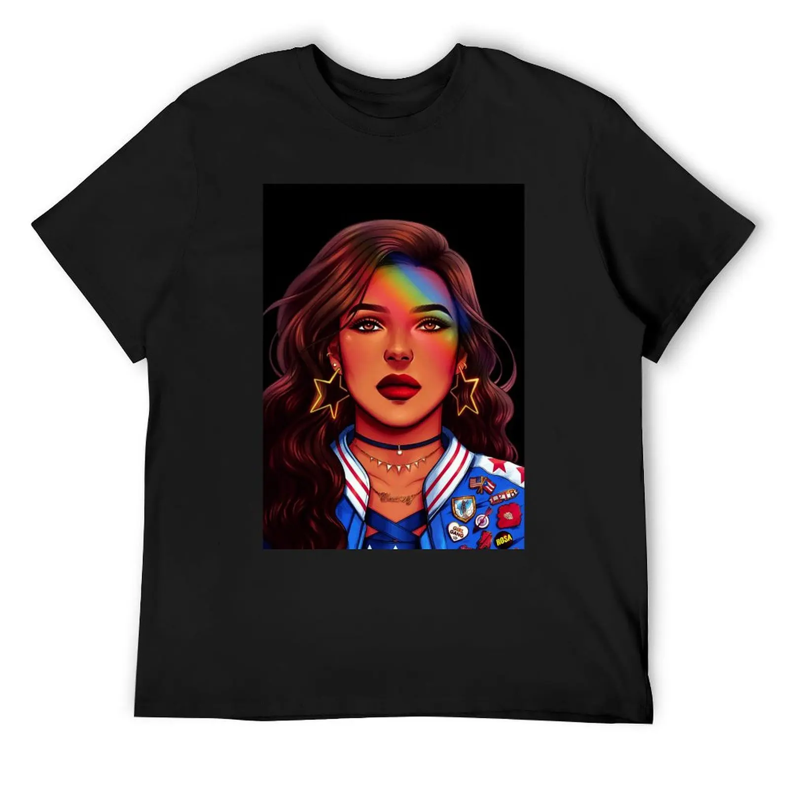 

America Chavez T-Shirt Luxury man anime stuff Short sleeve tee mens t shirt graphic