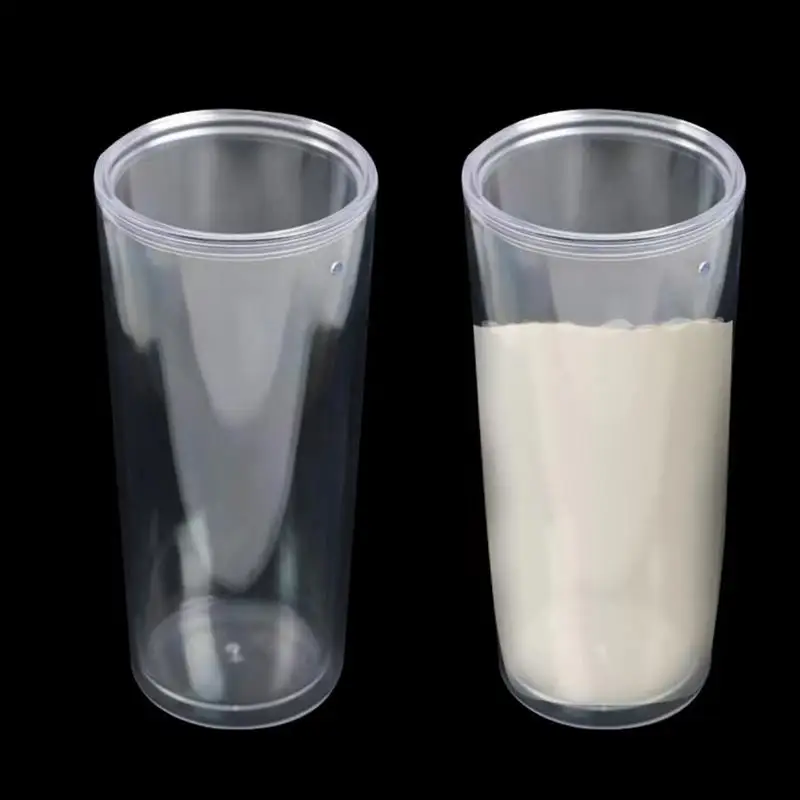 Botellas de leche y jugo que desaparecen, taza de utilería transparente líquida, pequeña y atractiva jarra de leche que desaparece para trucos, Mini jarra de leche