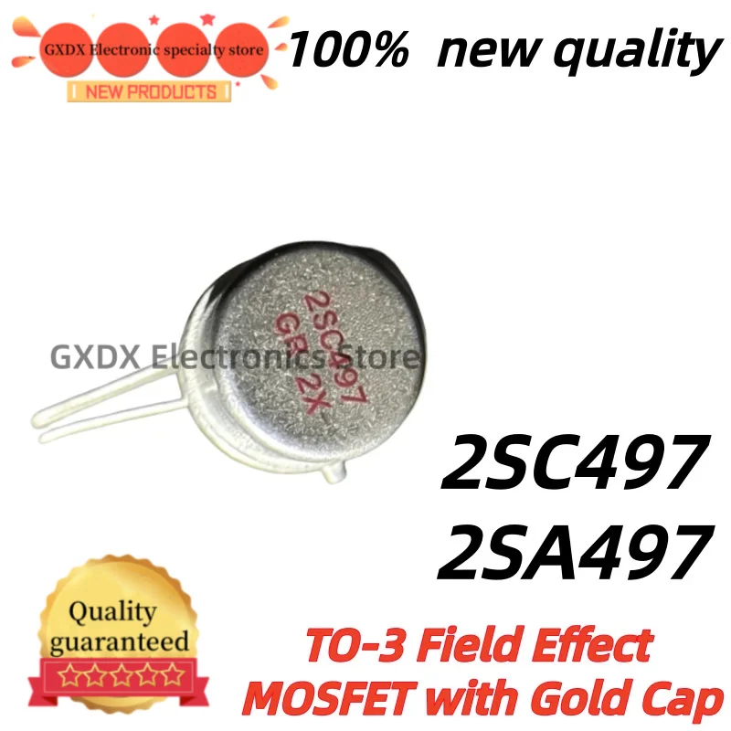 5-10piezas/lote 100% nuevo quality TO3 2SA497 2SC497 TO-3 Field Effect MOSFET with Gold Cap In Stock