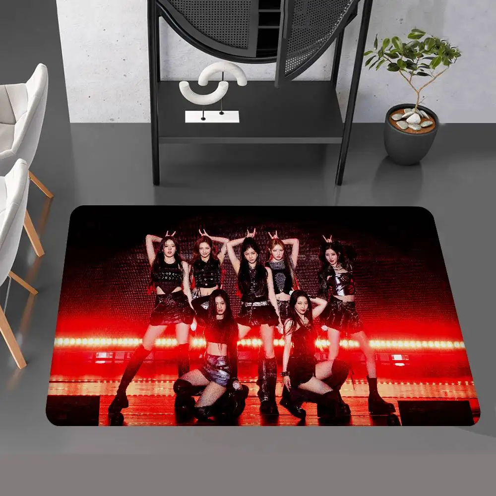 Kpop Group B-Baby M-Monster Hallway Carpet Washable Non-Slip Living Room Sofa Chairs Area Mat Kitchen Doormat Area Rug