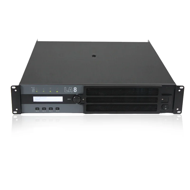 

LA8 Professional Sound 2u 2000w Power 4 Channel Dsp Amplifier