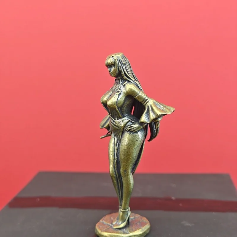 Brass Sexy Dress Women Summer New Anime Two-Dimensional Metal Bishoujo Figurine Model