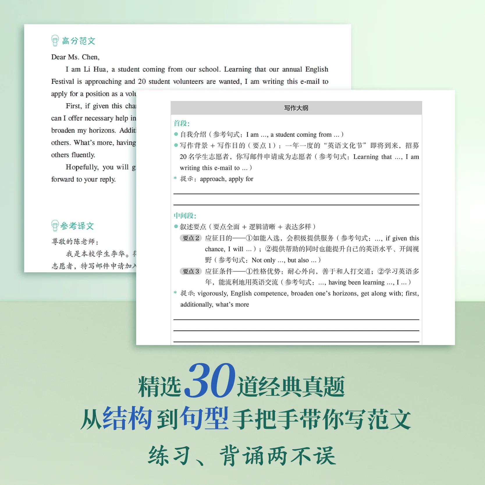 Composição Inglesa de Dong Yuhui para o Exame de Entrada 2024, Recite 30 Materiais de Ensaio Inglês, Professor