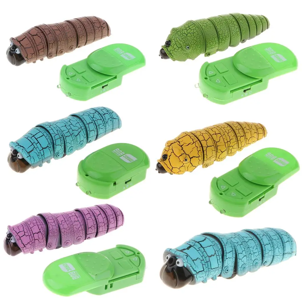 4 Inch Infrared Remote Control Realistic Caterpillar Halloween Trick