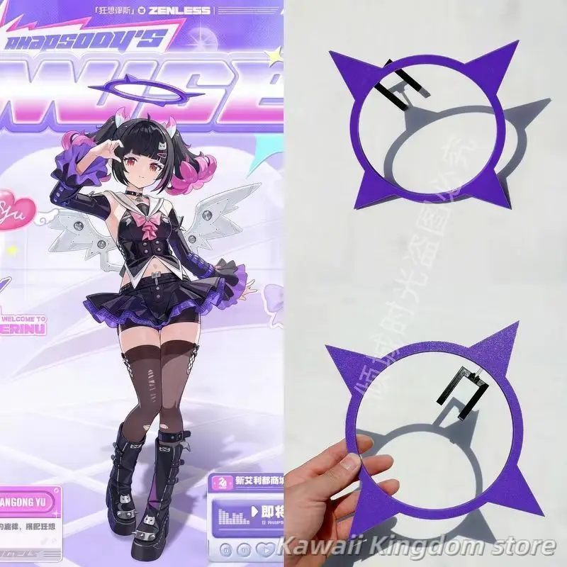

Zenless Zone Zero ZZZ Rokudo Sariel Halo Headwear 1:1 Accessories Prop Hairpin Mascot Student Accessory Anime Cosplay Halloween