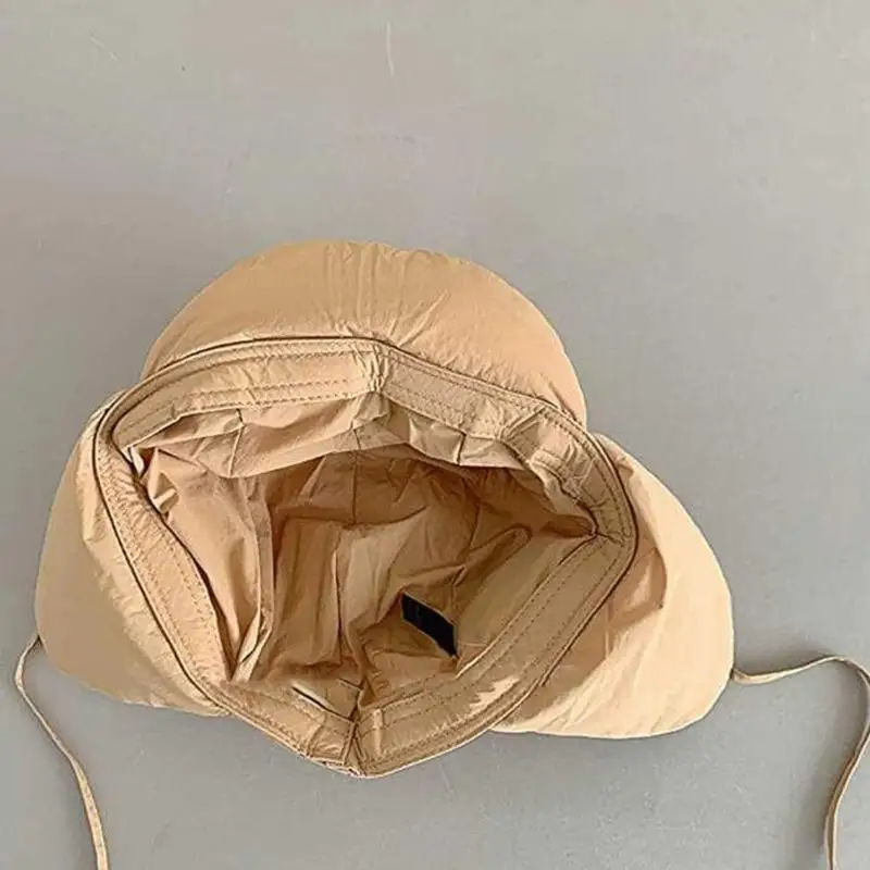 

Шапки с защитой ушей, теплая шапка с короткими полями, хлопковые шапки для детей, уличные ветрозащитные уши, шляпа-пилот, шапки,