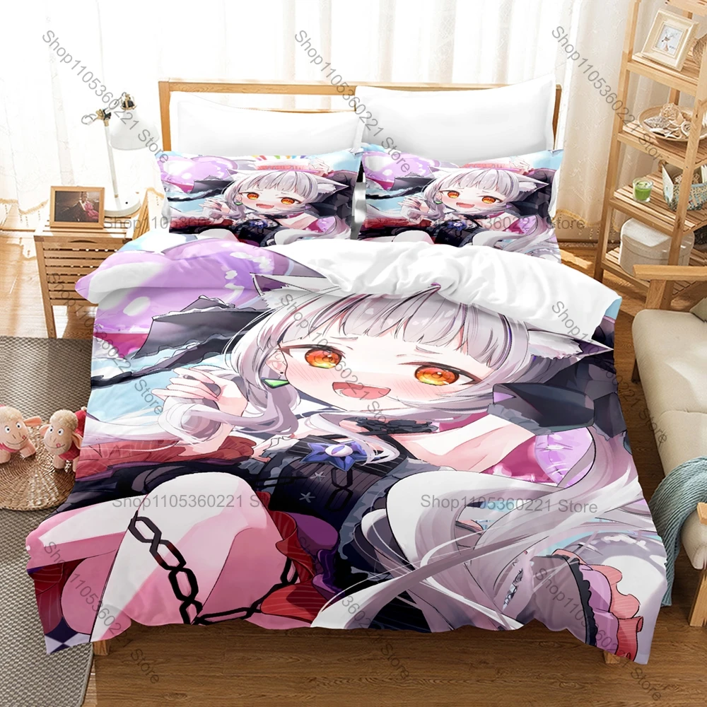 Cool Murasaki Shion Bedding Set 3Pcs Duvet Cover Pillowcase Soft Comfortable Bed Set For Kpop Fans All Sizes Home Textile Decor