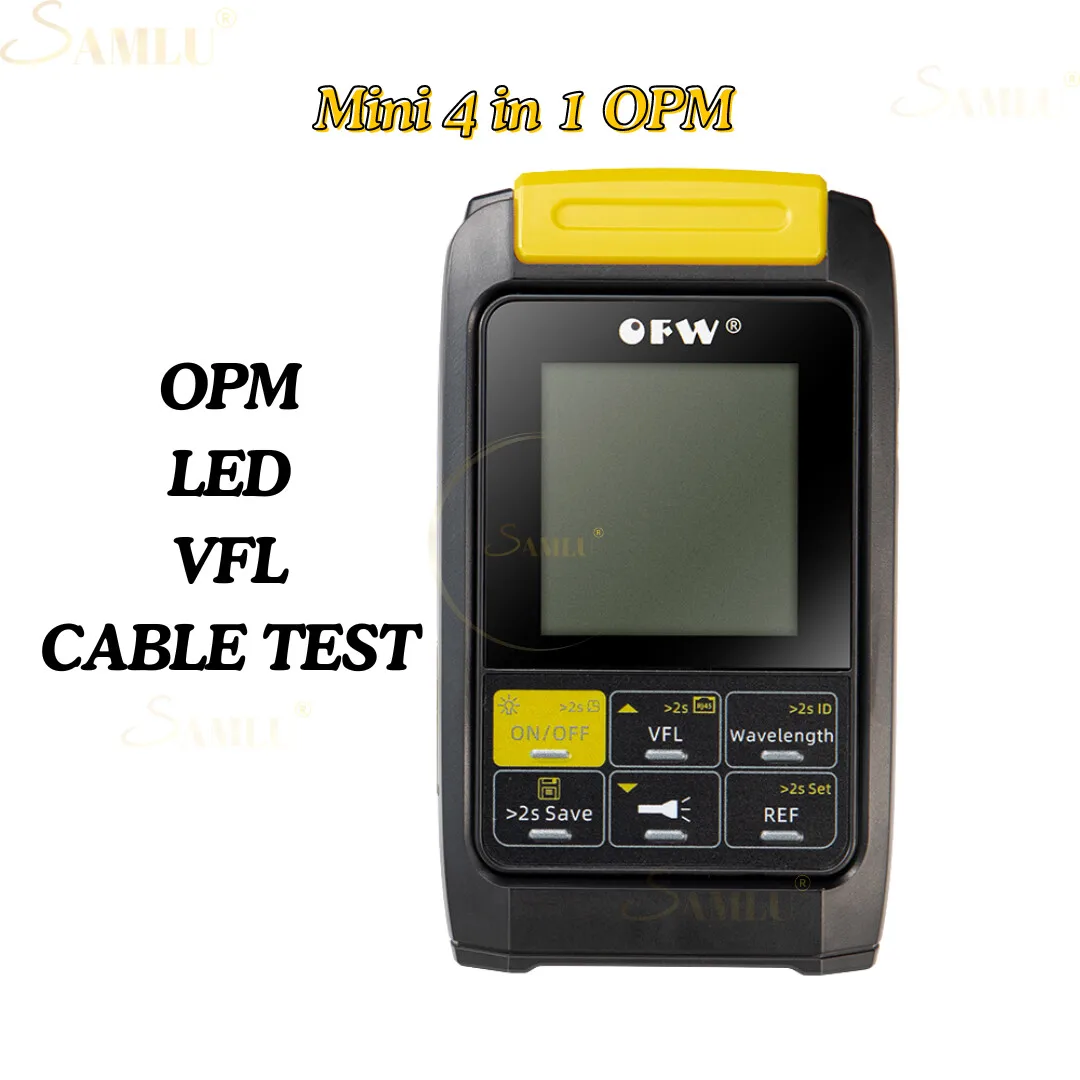 FWP-20C-V30 Visual Fault Locator Network Cable Test Optic Fiber Tester 4 In 1 Multifunction Optical Power Meter OPM  30Mw VFL