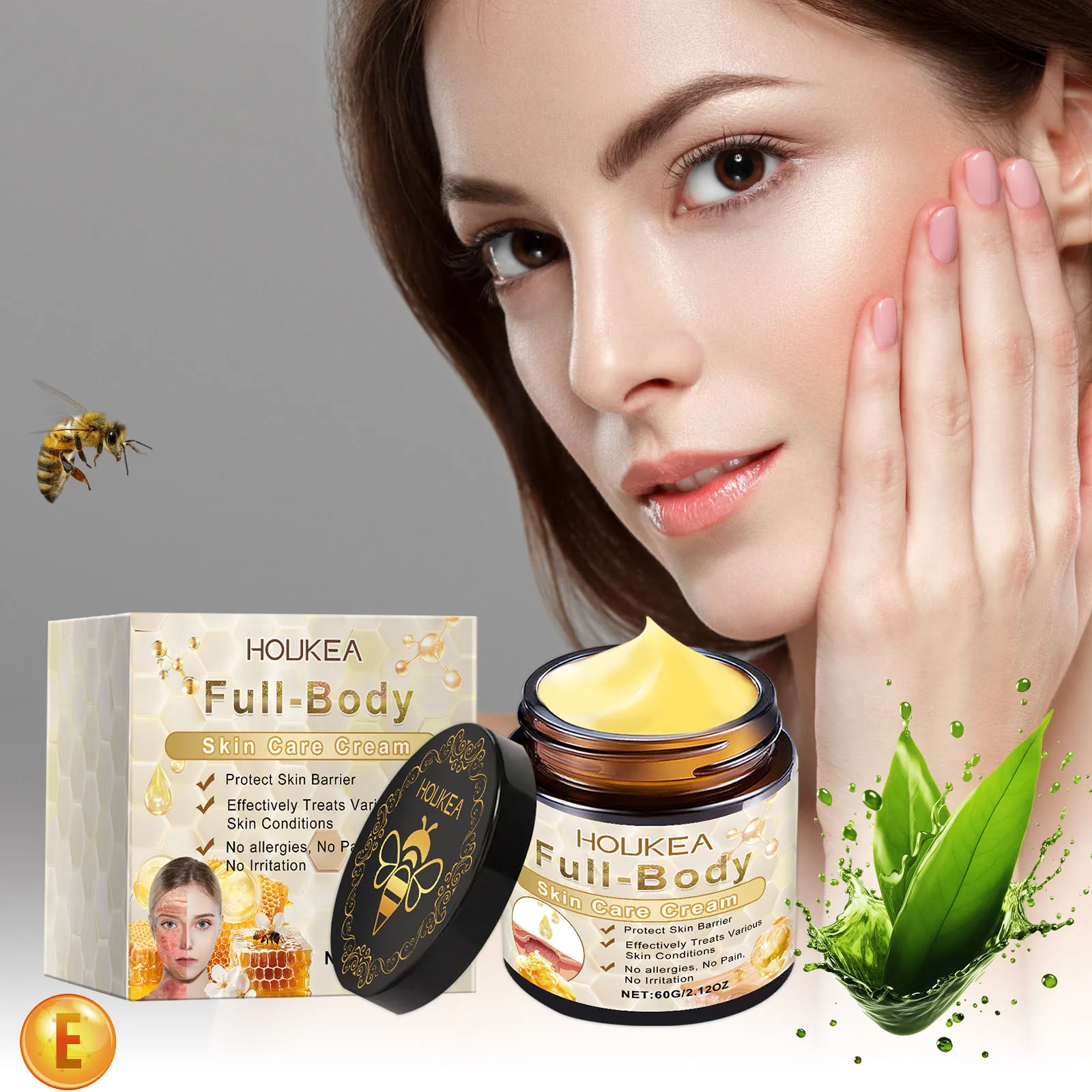 

Gentle nourishing moisturizing daily smooth facial body skin care cream