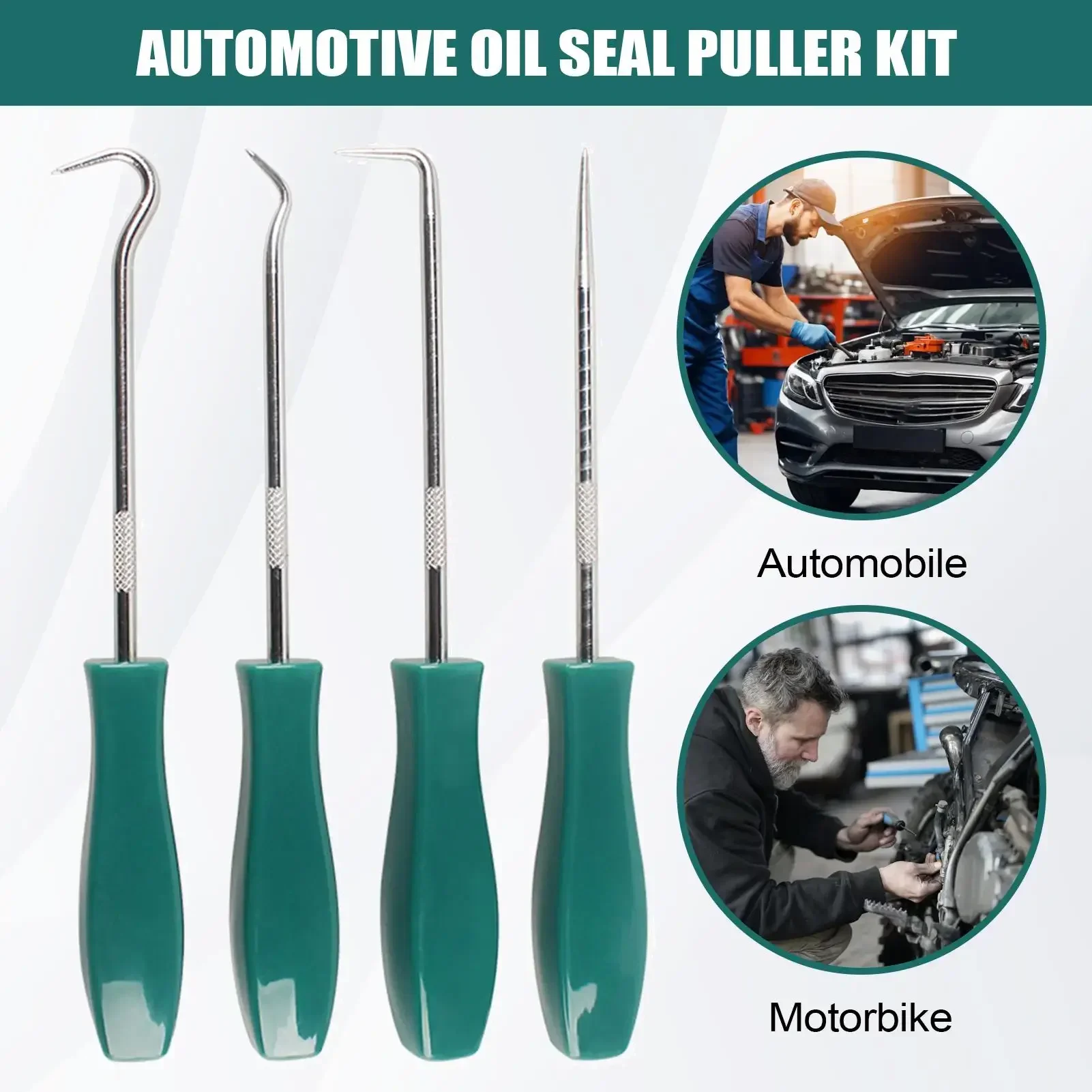 4pcs Car Auto Oil Seal Puller Tool Precision Separator O Ring Tool for Lock Bearing Automotive Mechanic Installation Tool