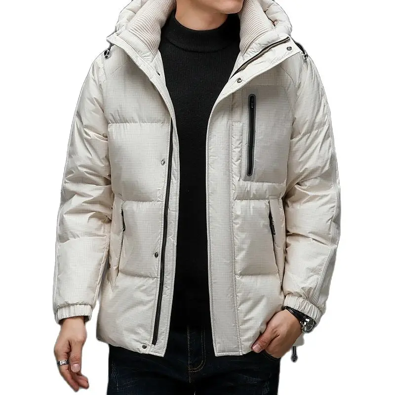 

BATMO 2024 new arrival Winter Top quality 90% white duck down jackets men,Male thick warm coat, G855