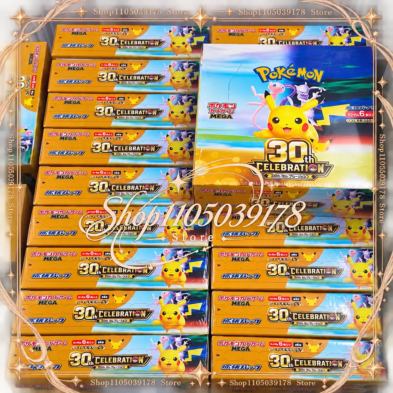 Japanese Version Trading Card 30th Anniversary M6a Booster Pack Eevee Box Hanging Box Charizard Collectible Blind Box