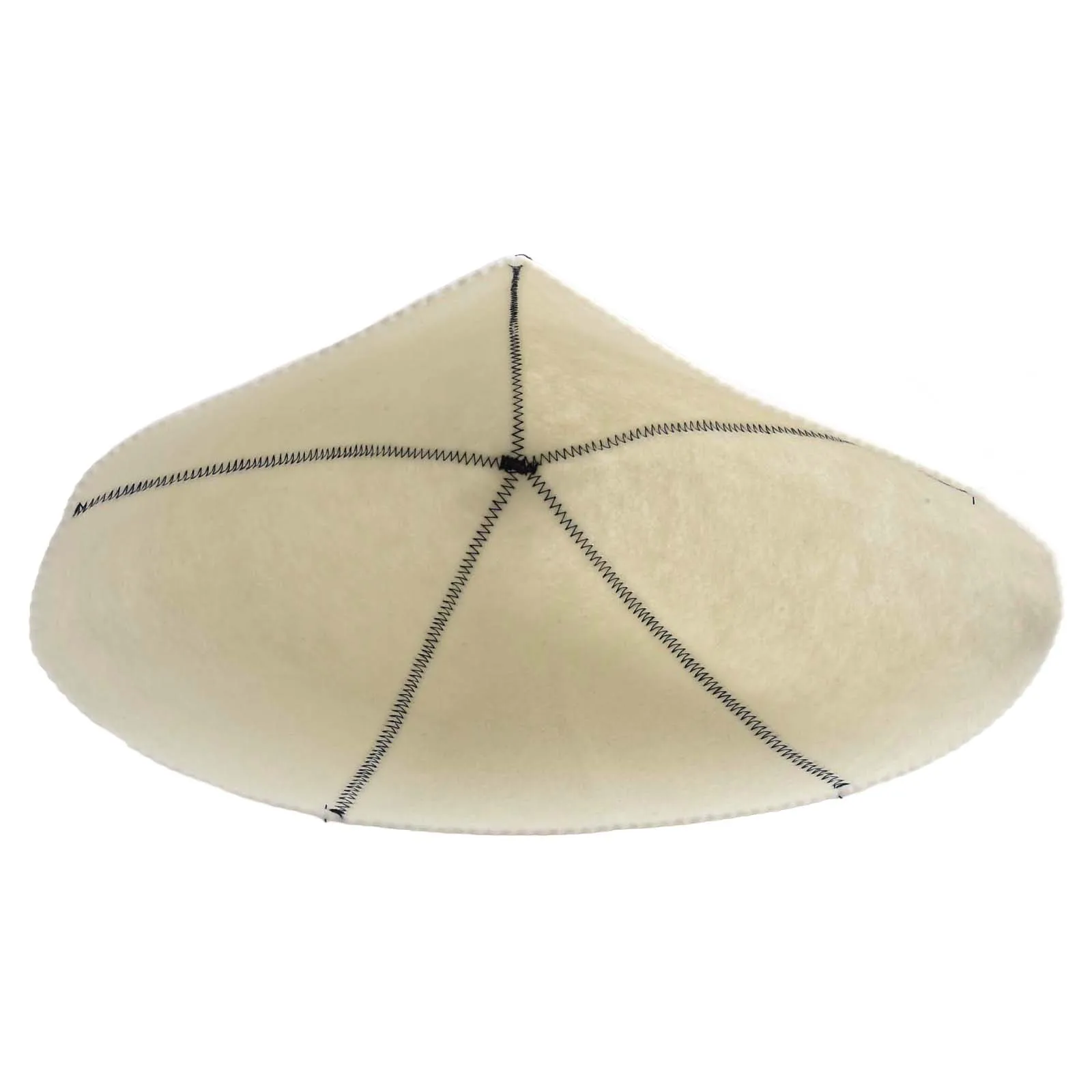 Protective Sauna Hat Made from Wool Felt Offering Heat Insulation and Forehead Coverage for Comfortable and Safe Sauna Use