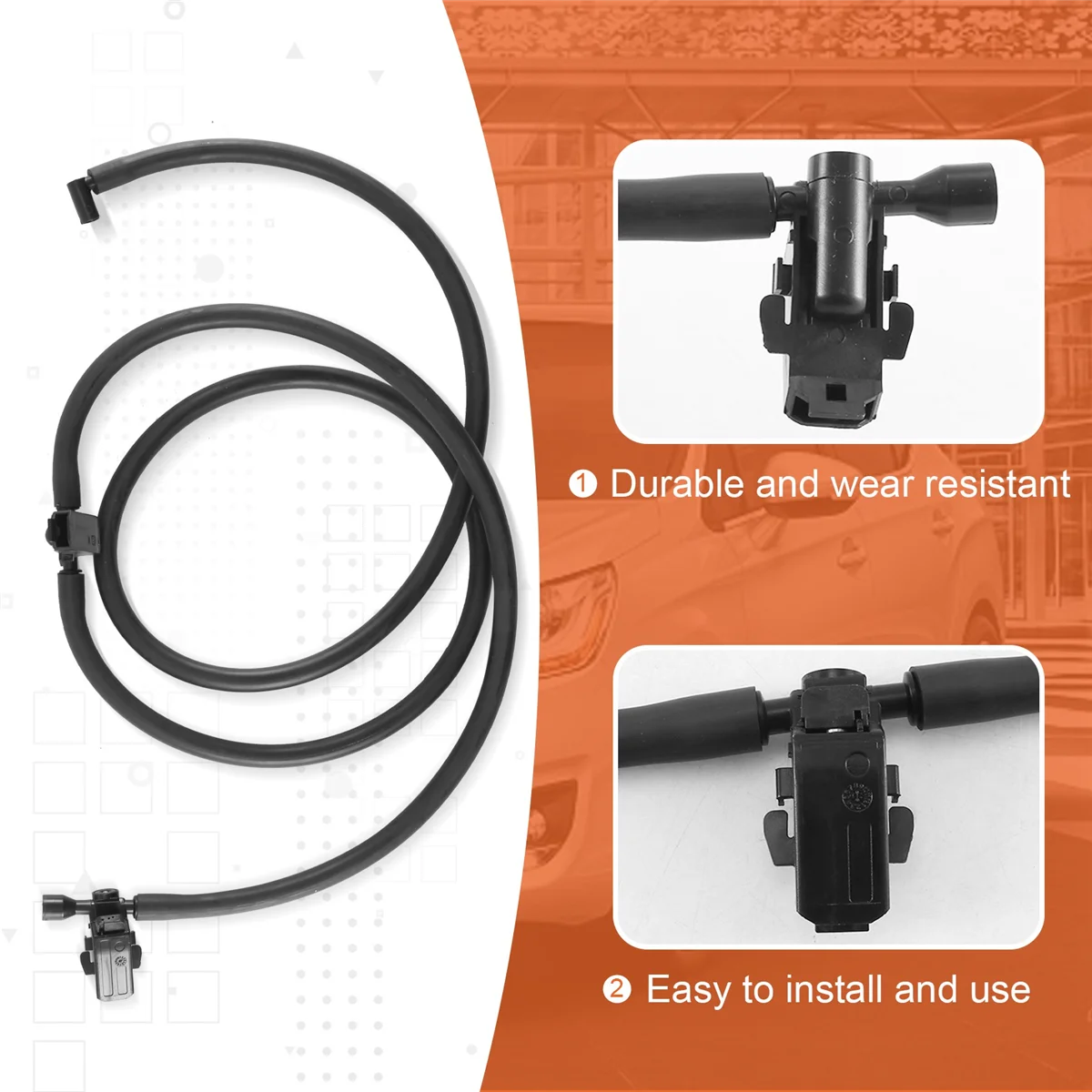 ใหม่หัวฉีดกระจกหน้ารถ A1698600492ท่อเจ็ทสำหรับ-Mercedes-Benz W169 2004-12 /B W245 2005-11ไม่มีความร้อน