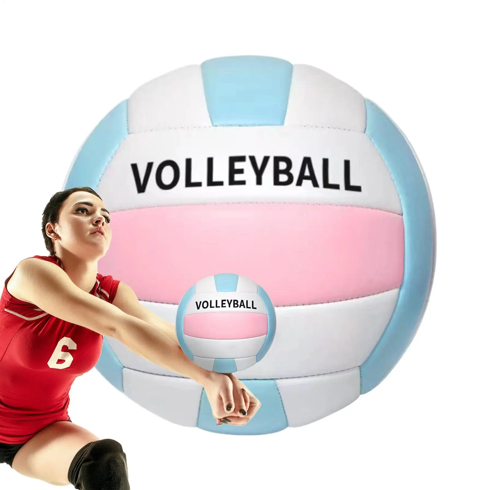 Sand Volleyball Sports Training Ball Wear-Resistant Soft Volleyball thickness No.5 Machine Sewing Soft Beach Air Volleyball