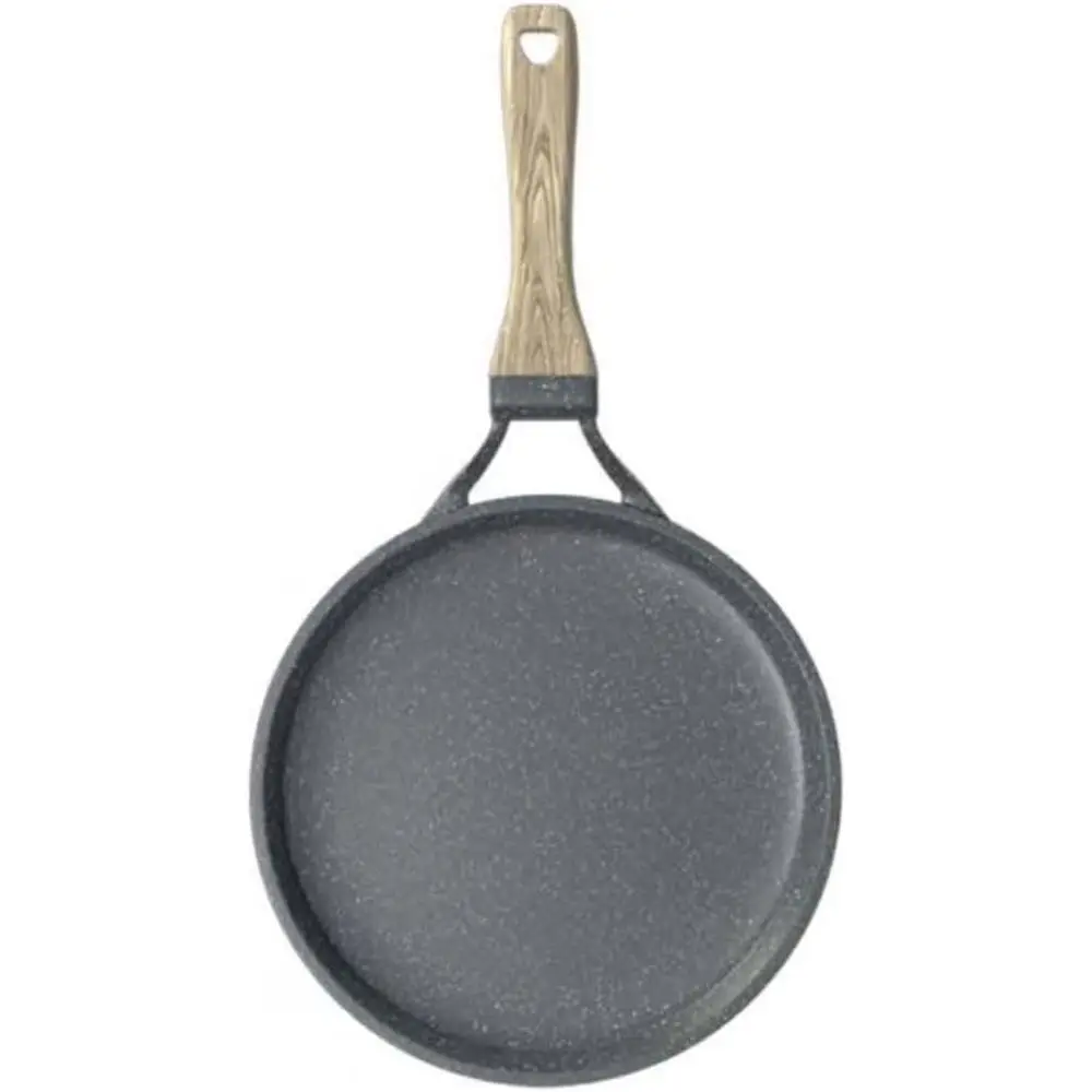

Non-stick Stone Wok Alloy Frying Pan for Cooking Pancakes, Eggs, Steaks, and Pizzas - 20cm (6in) or 28cm (10in) Options