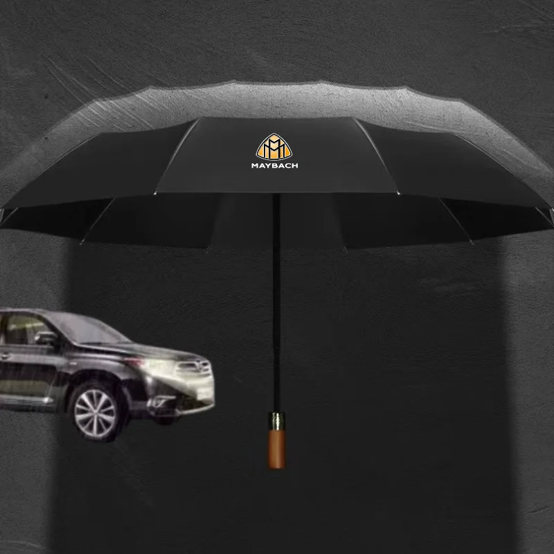 Car Styling Car Portable Folding Umbrella Sunshade Fully-Automatic For  Mercedes-Benz Maybach E-Class C-Class S-Class Accessory