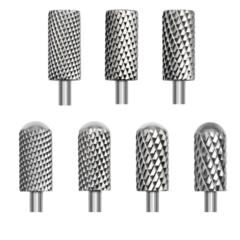 لقمة مثقاب الأظافر بسرعة، أداة احترافية للعناية بالأظافر، جودة صالون الأظافر، رأس تلميع الأظافر من فولاذ التنغستن الفضي