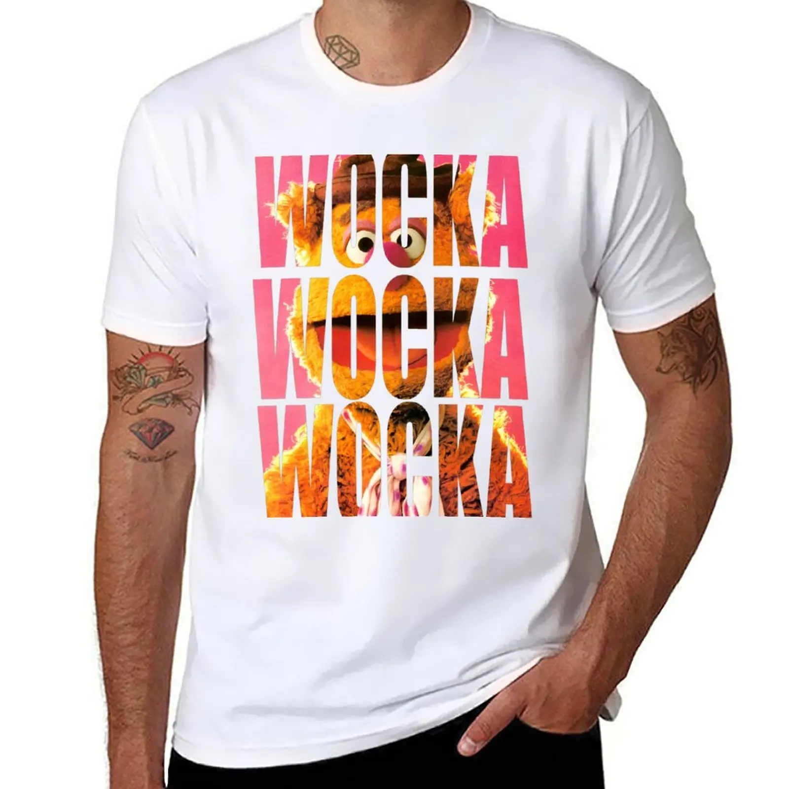 Fozzie Wocka T-Shirt blacks boys whites t shirts for men