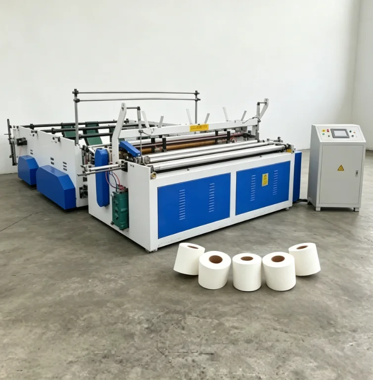 Customized 2200 Width Toilet Paper Slitting Rewinding Machine For Reliable Paper Manufacturing