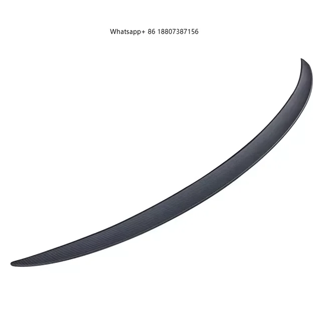 

High Quality True Carbon Fiber Carbon Fiber Rear Spoiler Tail Fin forTesla Model 3