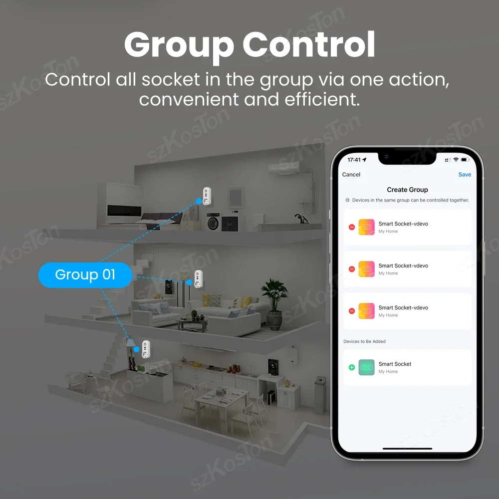 16A Tuya EU Wifi Smart Plug Wireless Outlet Dual USB Ports Socket Timer Smart Life Remote Control via Alexa Google Assistant