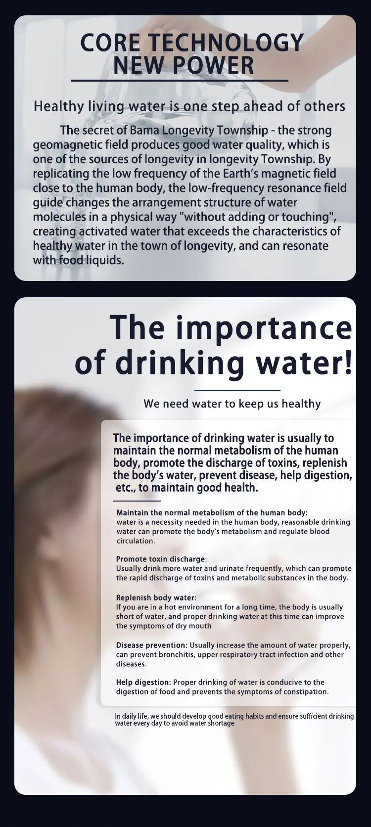 Smart Terahertz Upgrade 4-Modi-Wassermaschine, tragbares Wasserstoffreiches Wassergerät, Iteracare, Heimgebrauch, Gesundheit, kleines Molekülwasser – Detail 4