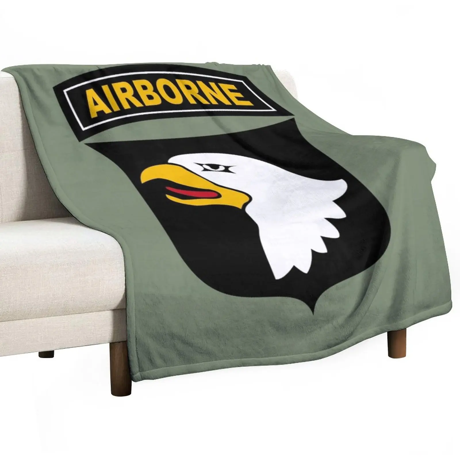 

101st Airborne Division (US Army) Throw Blanket Sofa Throw Blanket bed plaid Soft Plush Plaid