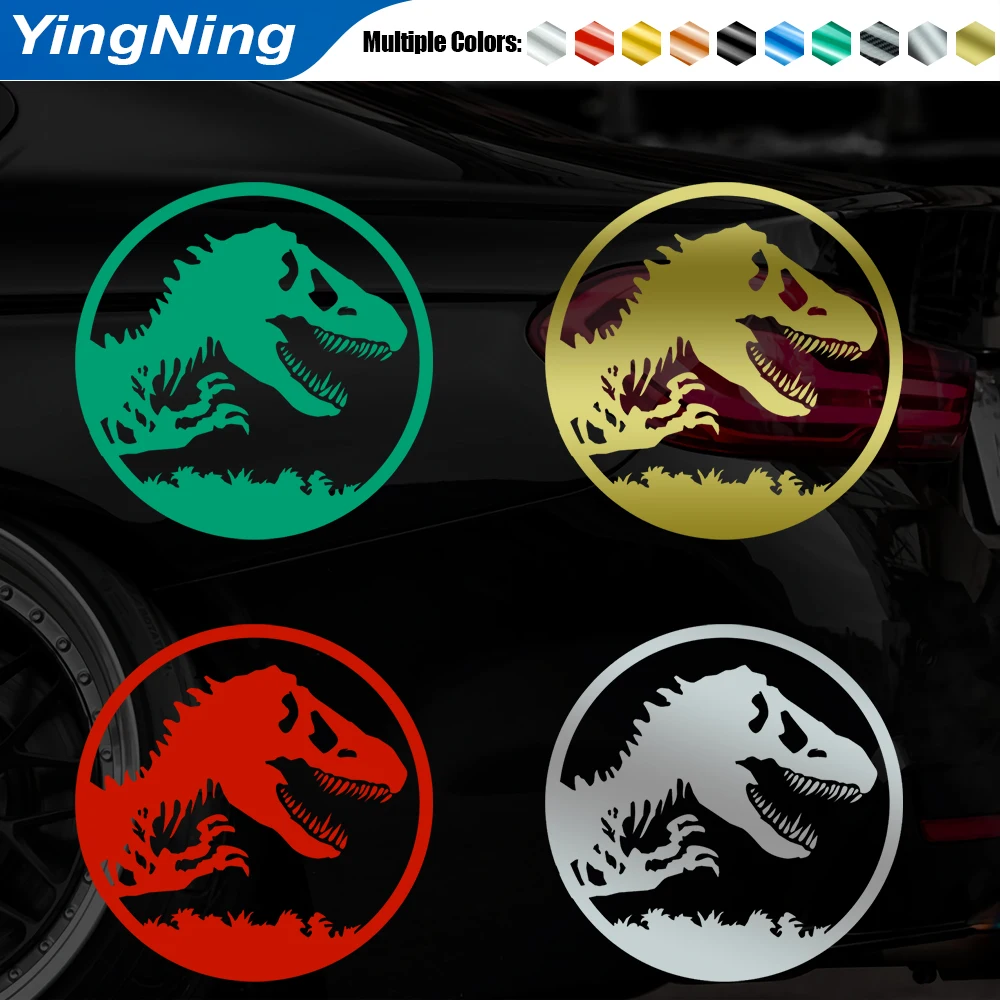 

Dinosaur Skeleton Vinyl Car Decal Waterproof Auto Styling Sticker T-Rex Bone Graphic for Truck Window Laptop Surface Decor