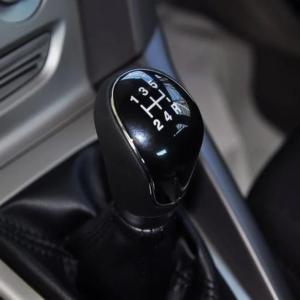 Manual 5 Speed Car Gear Shift Knob Lever Cap Insert Cover for Ford Focus MK3 Fiesta C-max B-max Galaxy Mondeo Kuga Accessories