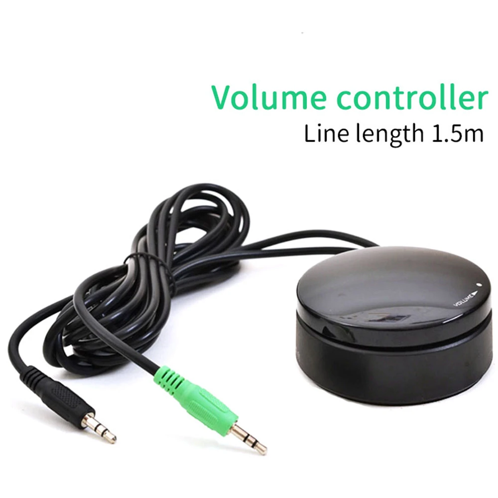 

Audio Volume Controller Aux 3.5mm Signal Volume Switch Control by Cable Adjustment For Speakers Amplifier System