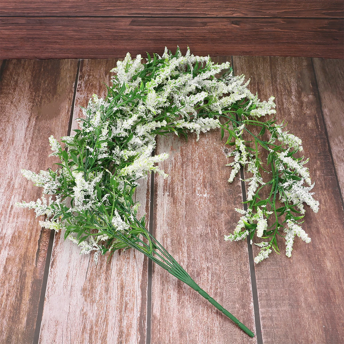

Decoration Plastic Lavender Fake Artificial Hanging Simulation Flowers Wall Outdoor White