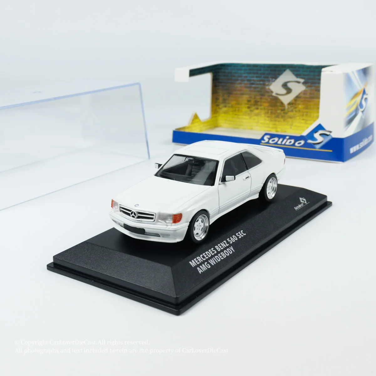 

Diecast Solido 1:43 Scale Mercedes-Benz SEC 560 AMG S4310904 Alloy Car Model Collectible Toy Gift Souvenir Display Ornament